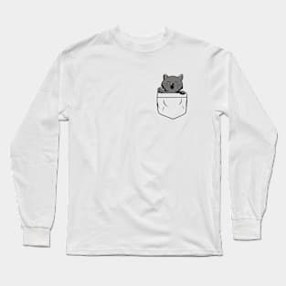 CAT IN POCKET Long Sleeve T-Shirt